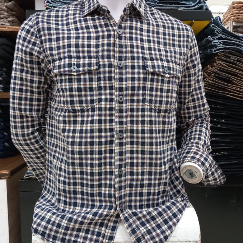 Watchout Kemeja Lengan Panjang  JS302748627 Navy