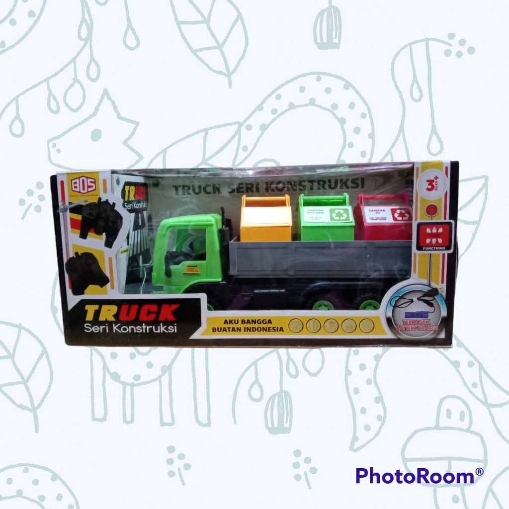 Rc Truck Sampah/mainan anak/truck rc