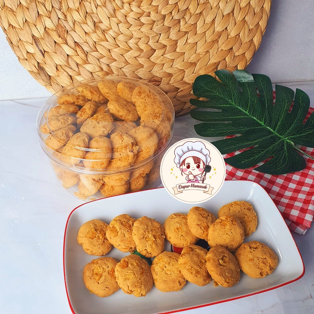 Jual DM - Corn Flakes Cookies / Kue Kering Enak / Kue Natal / Camilan ...