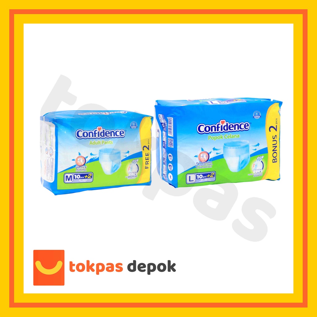 [PANTS] Confidence Popok Dewasa Ekstra Serap Confidence Premium Pants Popok Celana Dewasa M10 / L10