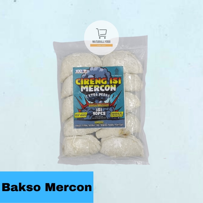 Cireng Mercon isi 10pcs Rasa Ayam/Bakso/Cakalang