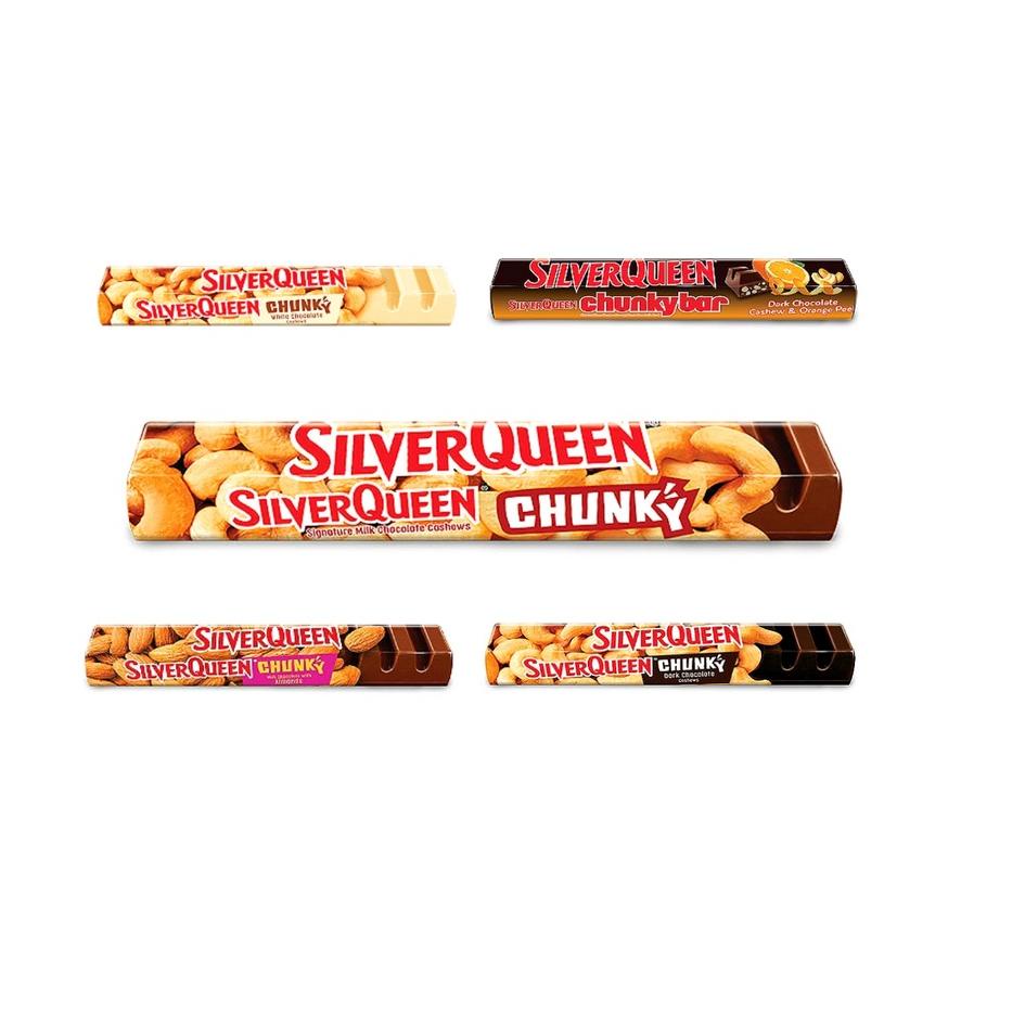 

[PRODUK ZP6AI] Silverqueen Chunky Bar 95gr /Chunky bar 95 / chunkybar 95gram / chunky bar 100 / silver queen KPY