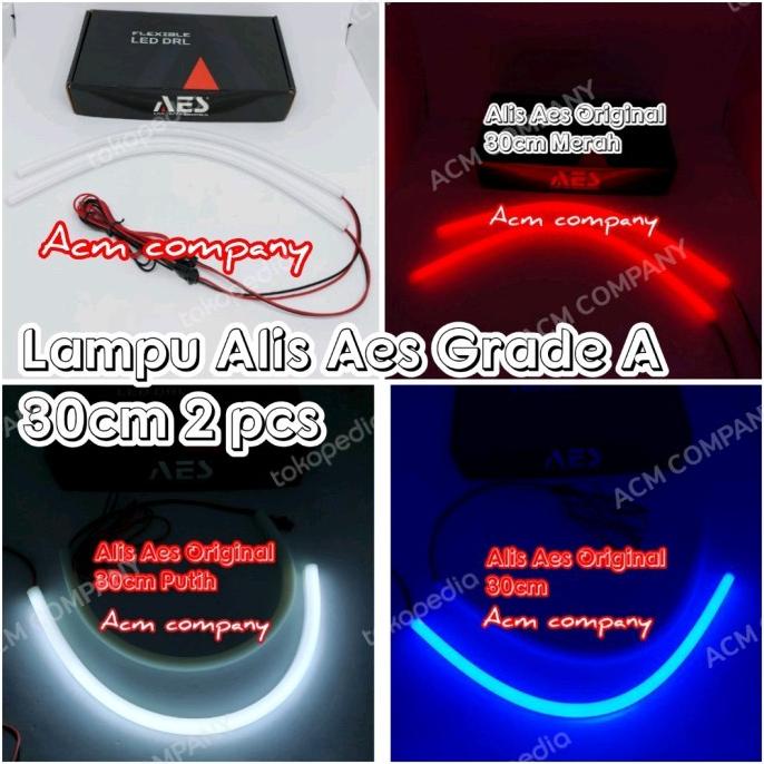 Lampu Alis Drl Led 30 Cm 1 Mode Grade A Premium Mrek Aes Original