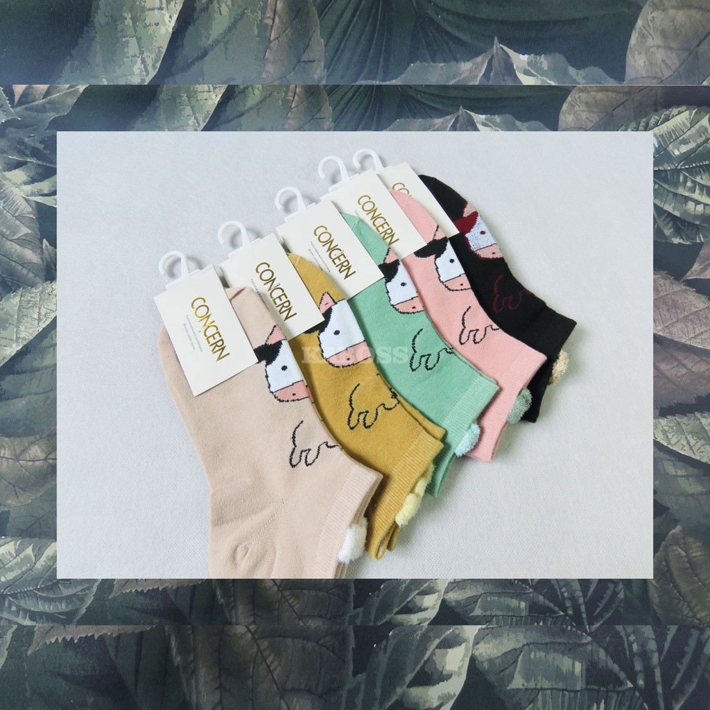 Kaboss Kaos Kaki Mata Kaki / Ankle Motif Animal Warna Warni