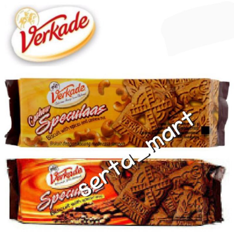 

Verkade Speculaas Biscuit With Spices / Cashew Nut 200gr - Biskuit