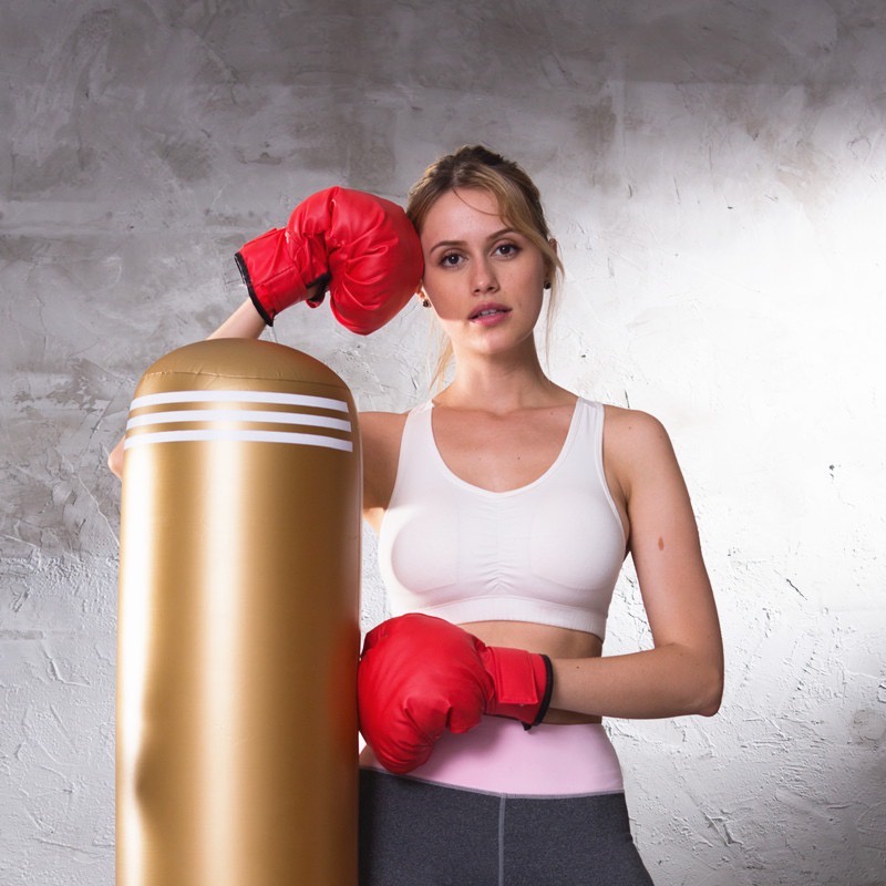 IMPOR SARUNG TINJU TEBAL PEMULA BOXING MERAH ANAK DAN REMAJA DEWASA