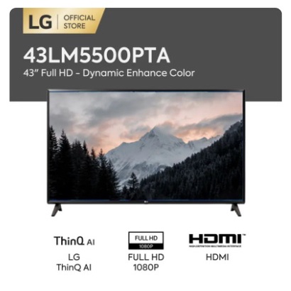 LG 43LM5500 43 Inch Full HD - Dynamic Enhance Color