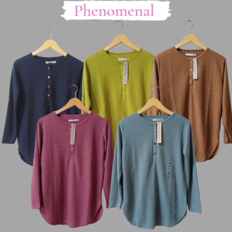 KAOS ATASAN CEWE POLOS PHENOMENAL