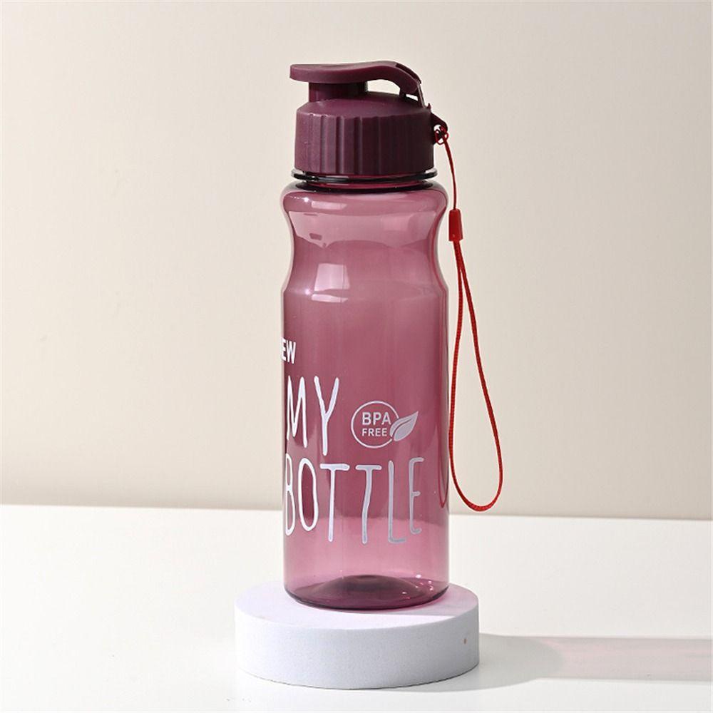 Wonder 650ML Botol Air Minum Travel Transparan Multi Warna Plastik