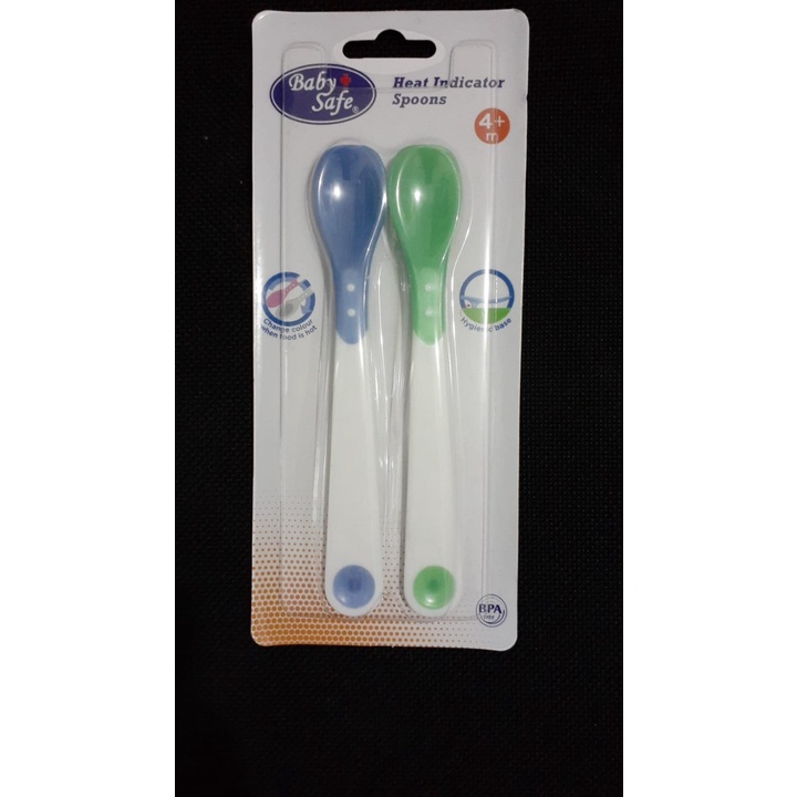 Baby Safe Heat Indicator Spoon BS348 / Sendok Makan