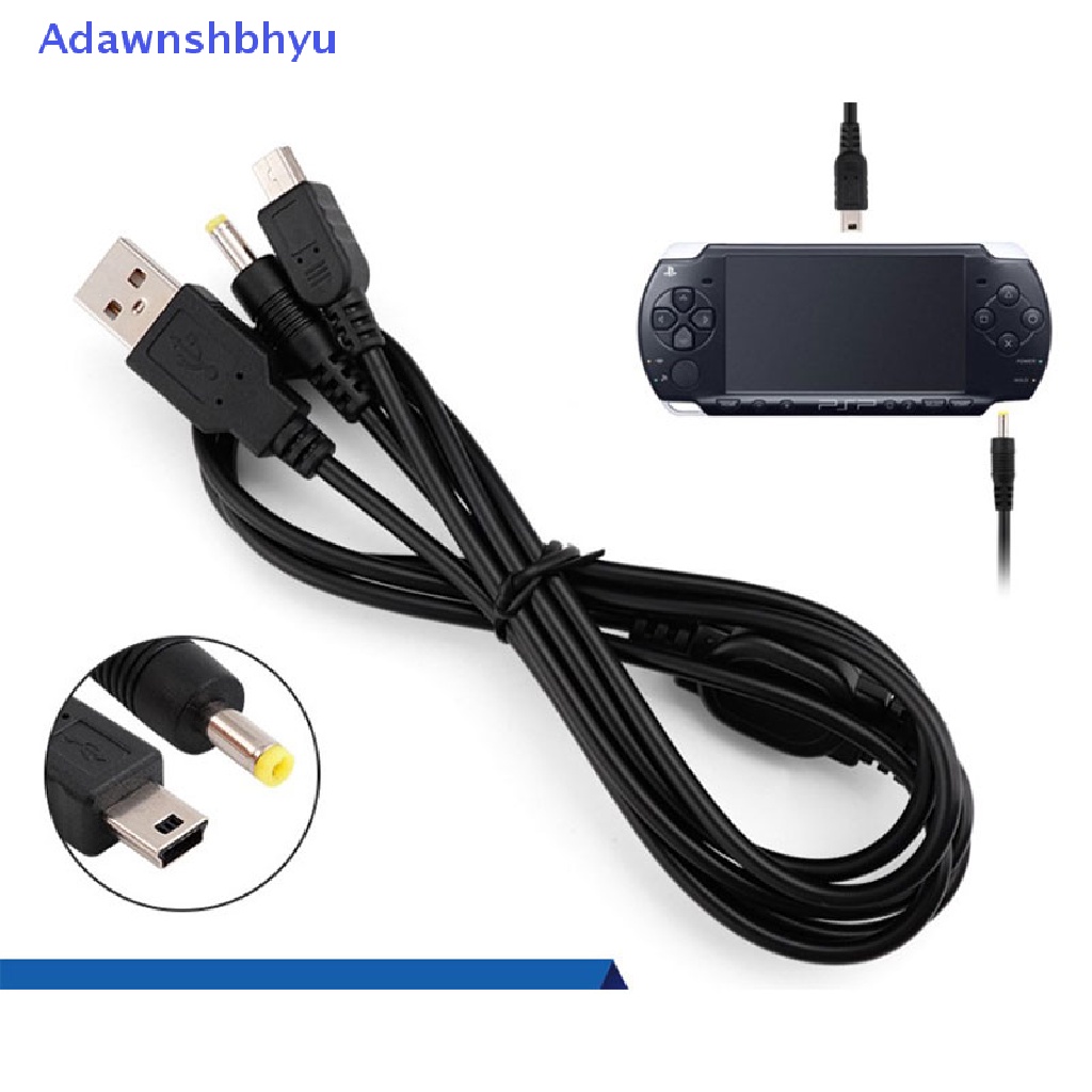 Adhyu Kabel Data USB 2-In-1 Charger Charging Cord Untuk PSP 20003000aksesoris Gaming ID