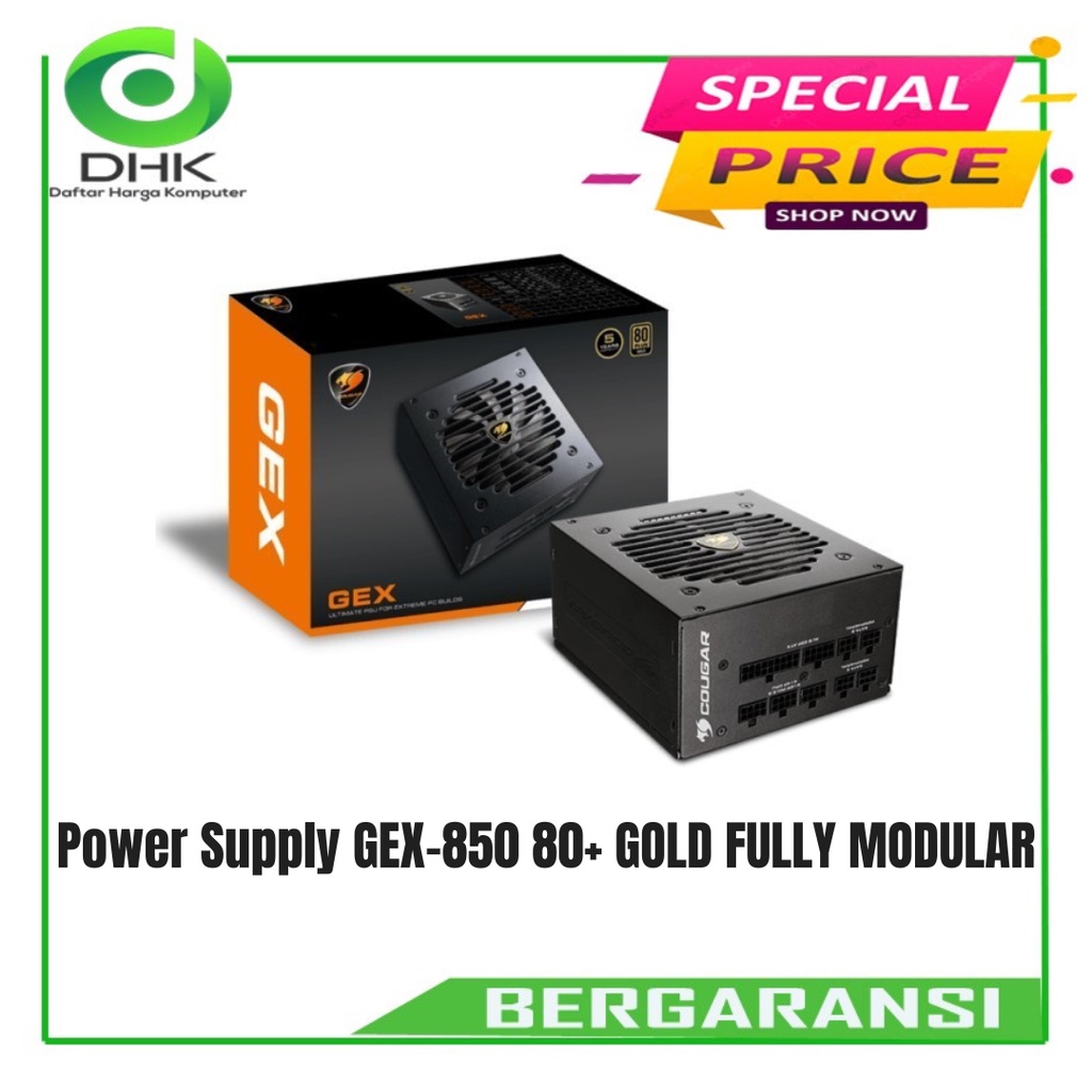 Power Supply GEX-850 80+ GOLD FULLY MODULAR