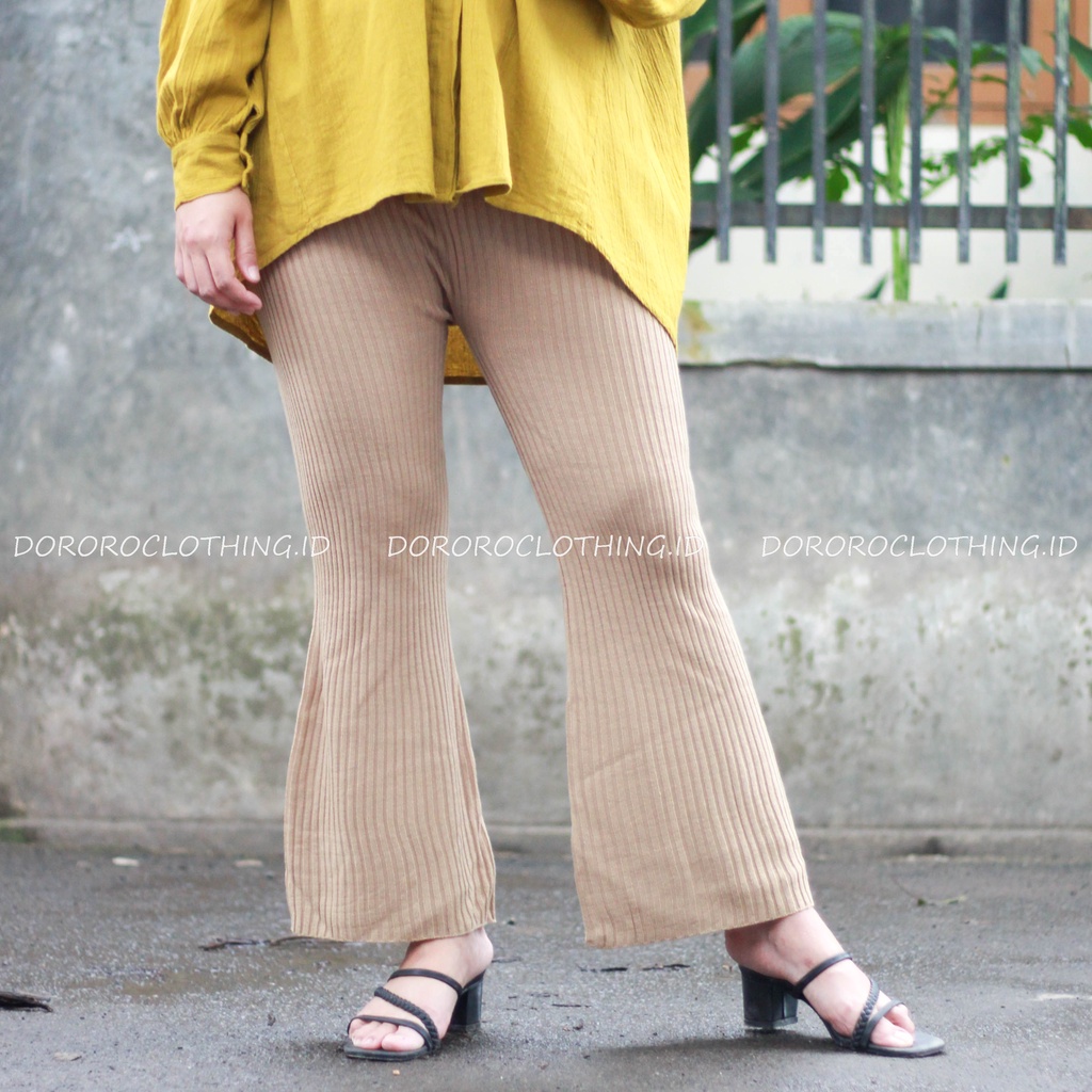 Celana Rajut Cutbray Kulot Rajut / Knit Pants / Celana Kulot