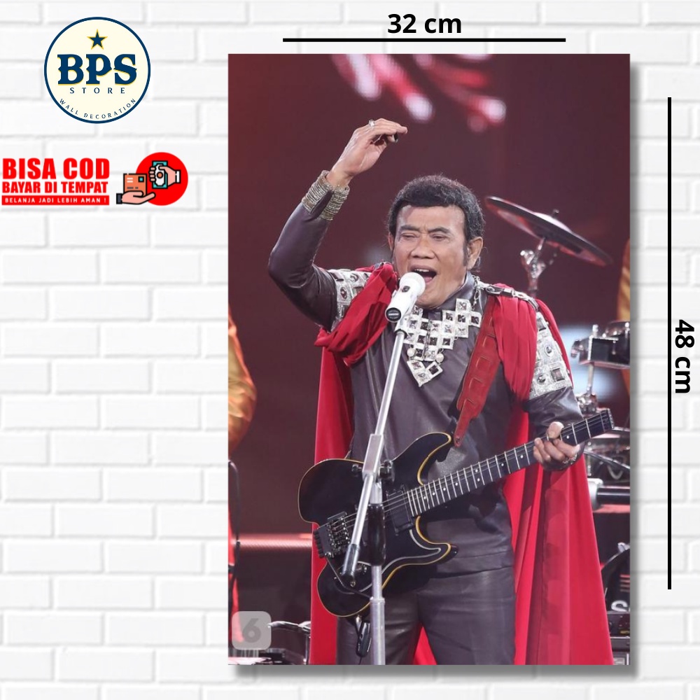 POSTER RHOMA IRAMA - FOTO RHOMA IRAMA - HIASAN DINDING - HIASAN KAMAR - HIASAN RUMAH - WALL DECOR - 