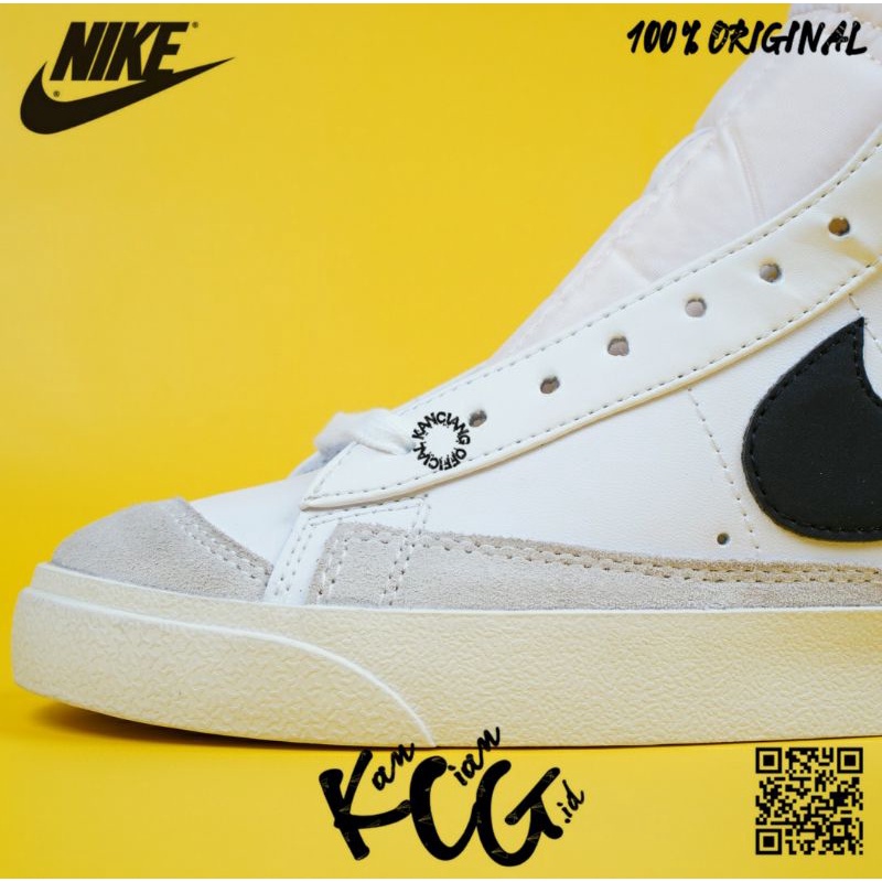 Sneakers Blazer Mid Vintage 77 White Black'''-+