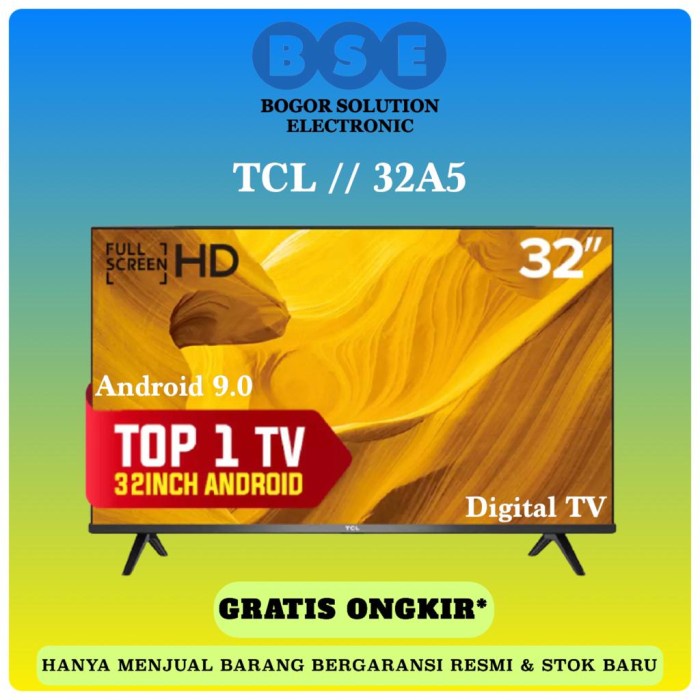 TCL 32A5 Smart Android LED TV 32 Inch Youtube Netflix Android TCL 32