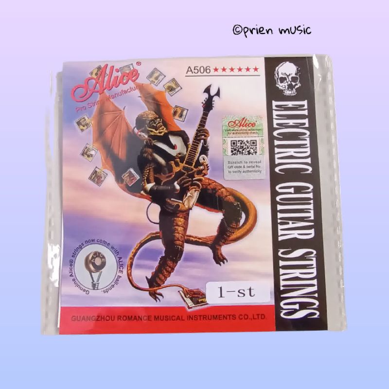 Alice senar gitar elektrik satuan/ecer/eceran/bijian 010