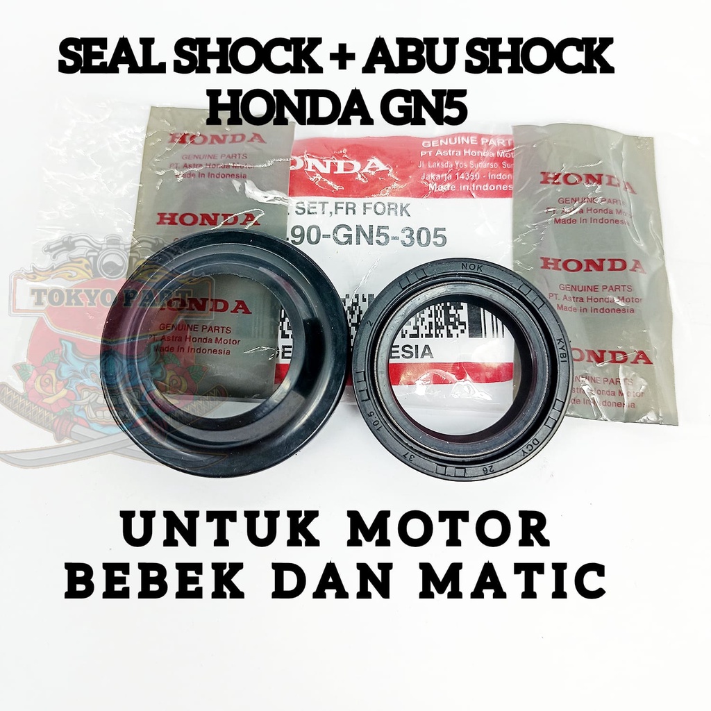 Jual SEAL SHOCK DEPAN HONDA GN5 KUALITAS ASLI ORIGINAL HONDA AHM SUDAH