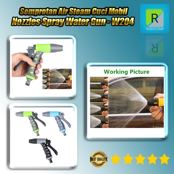 Semprotan Air Steam Cuci Mobil Nozzles Spray Water Gun - W204