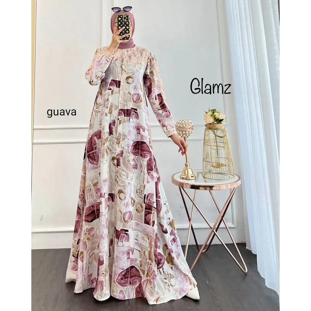 Original GLAMZ Dress Aisyah / Fashion Muslim Gamis