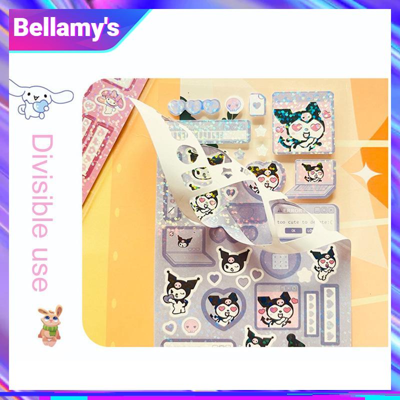 

COD ❤️ stiker sanrio lucu kuromi steve sparkling cinnamoroll stikers jurnal toploader deco material sticker-Bellamy's