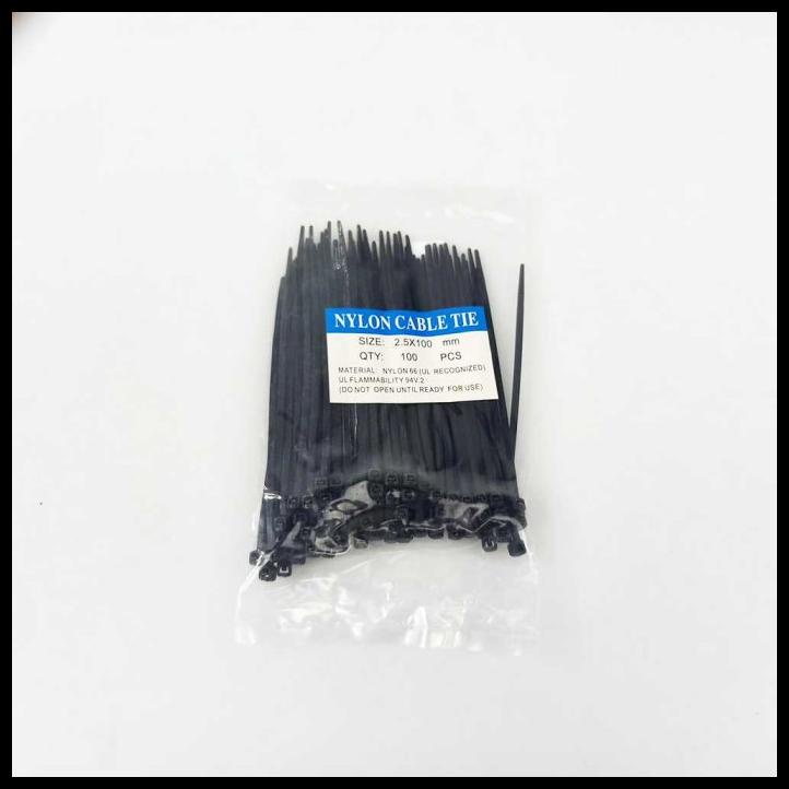 

Kabel Tis Ties Self Wire Zip Cable Organizer 2.5X100Mm 100Pcs - V94