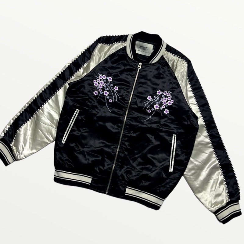 Sukajan Souvenir Jacket Under Air Cherry Blossoms