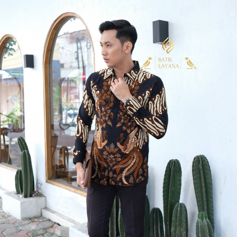 Kemeja Batik Kusuma Slimfit Lengan Panjang