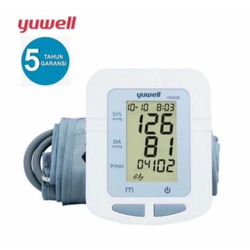 Tensimeter Digital Yuwell Lengan YE660B Tensi Digital Tanpa Adaptor