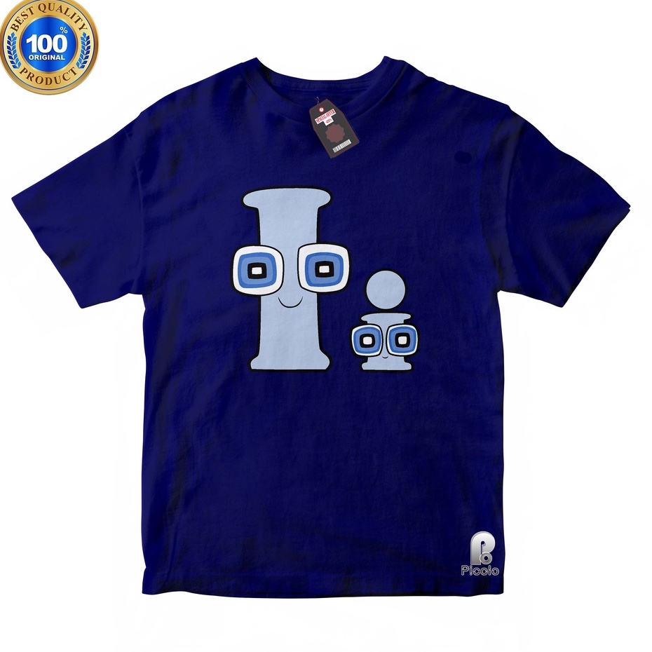 BAJU ANAK KAOS ATASAN ANAKHURUF I ALPHABET LORE UNISEX Bahan COTTUN (FREE NAMA)