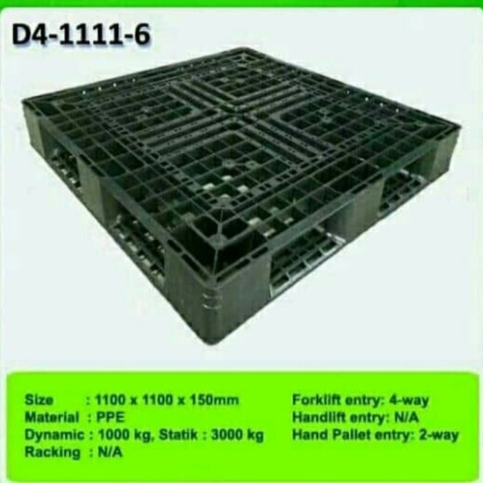 

Silahkan Order] Palet plasti Baru 110x110x14cm Sanko