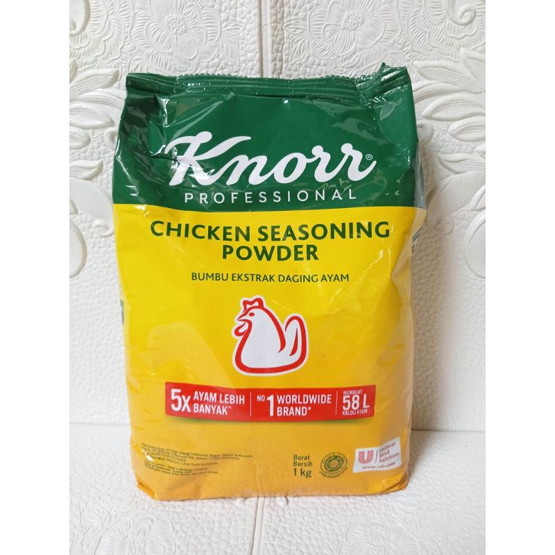

Knorr Chicken Seasoning Powder 1Kg / Bumbu Ekstrak Daging Ayam 1000gr