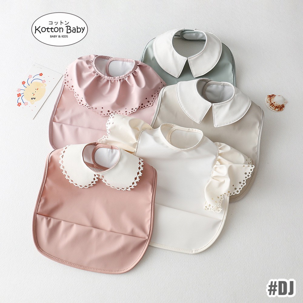 BIB BAYI LACE KERAH   / BABY SILICONE CELEMEK BAJU BLW MAKAN MPASI / SLABBER / TATAKAN AIR LIUR DQIN DJ catalog