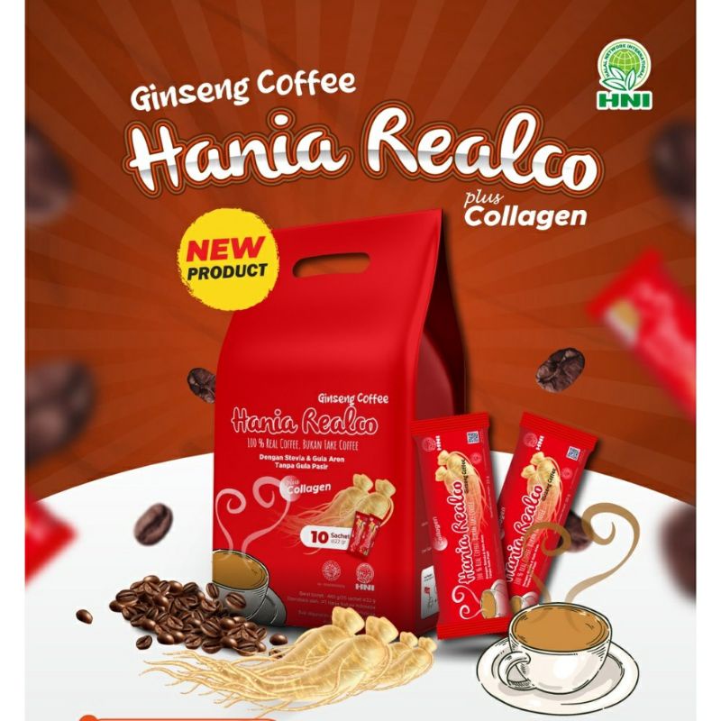 Hania Realco Ginseng Coffee HNI, kopi ginseng murah
