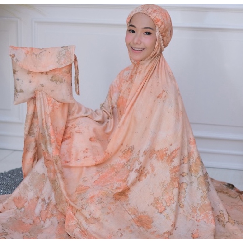 mukena dewasa bali tie dye granada jumbo rempel halya shop