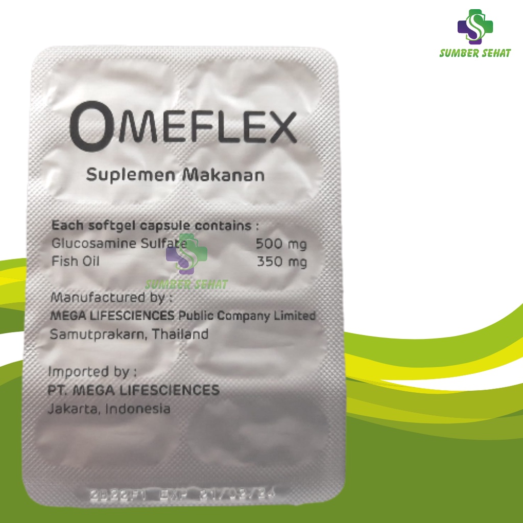 MEGA WE CARE OMEFLEX STRIP 10 KAPSUL