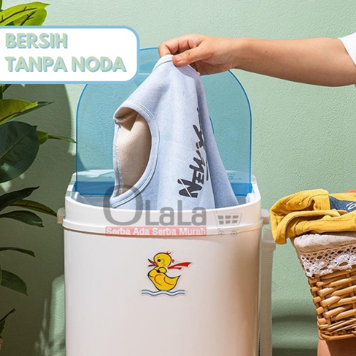 ( OJE ) MESIN CUCI MINI WASHING MACHINE TRAVELLING HEMAT ENERGI 4.5kg TM-45288