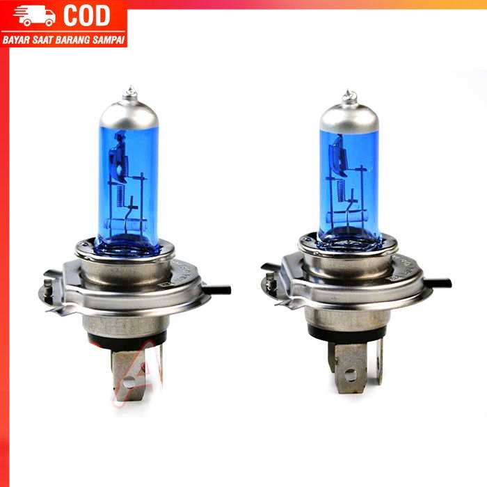 ( 100% BARANG ORI ) Hankle Lampu Mobil Headlight Halogen H4 4000K 35/35W 1 PCS - P43T