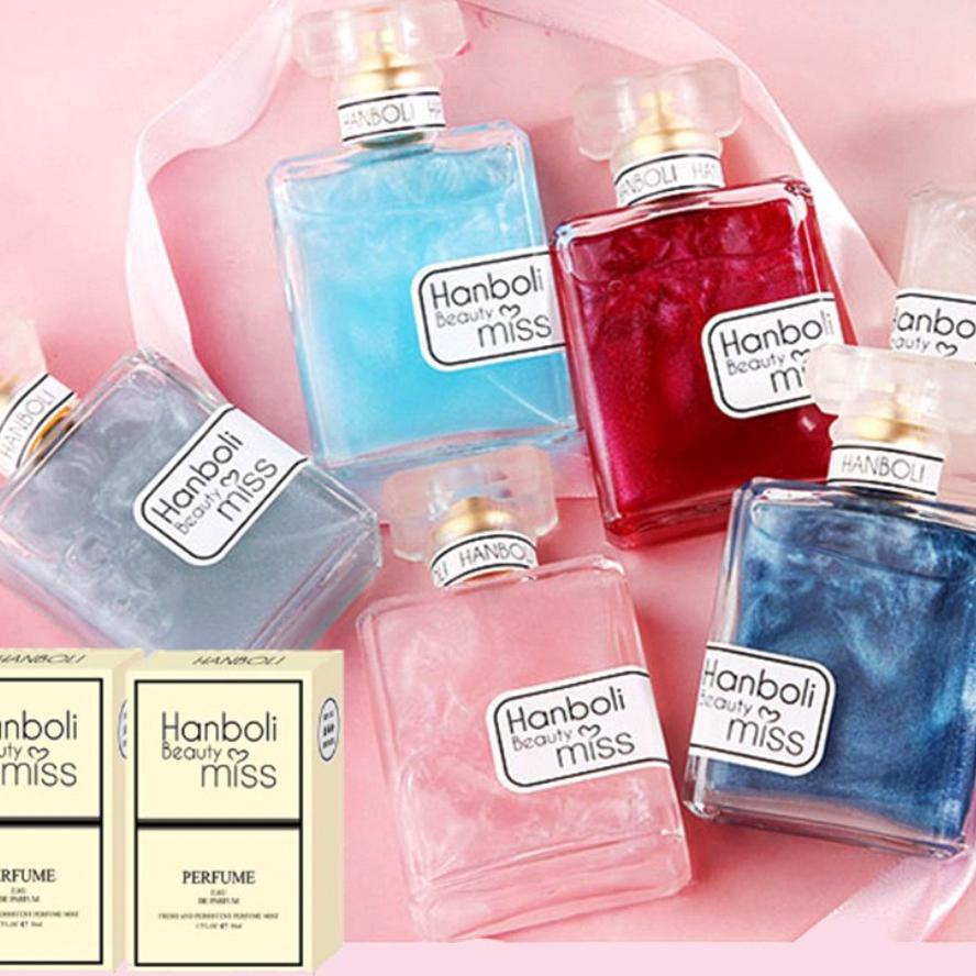 Harga Spesial--HANBOLI Eau De Parfum Wanita Perempuan Slycoco Tahan Lama 50ml LA104