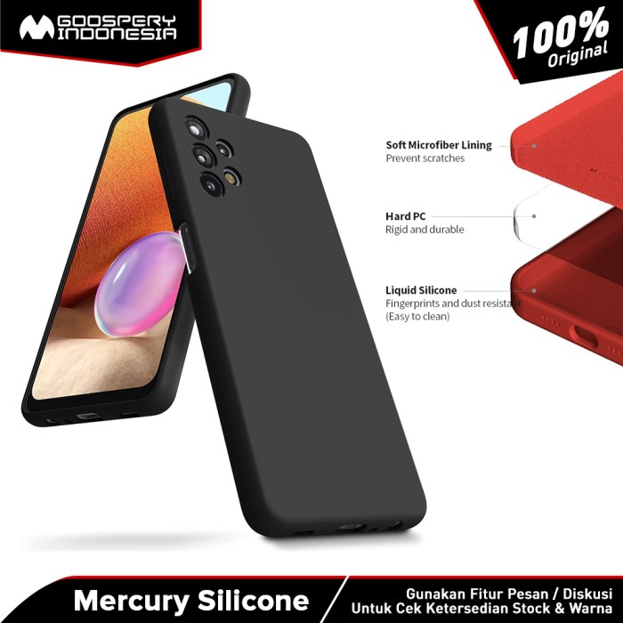 Case Samsung Galaxy A32 4G A325 Mercury Silicone Case Goospery original
