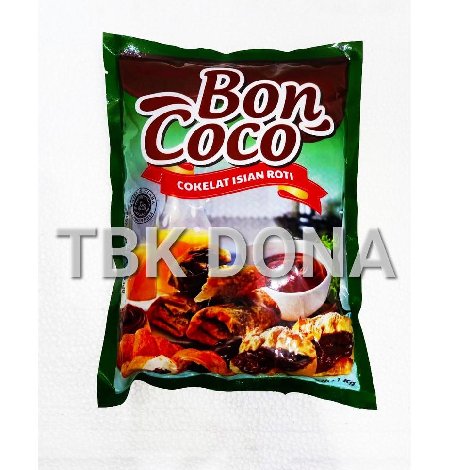 

(PROMO VZH56) Bon Coco 1kg Coklat Filling / Selai Coklat Isian Roti kue Cokelat ✽