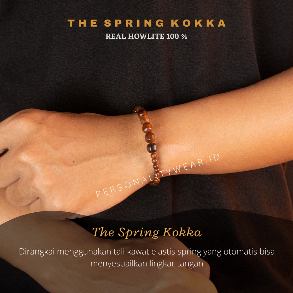 Gelang Kayu Bertuah Kokka Kaukah ASLI Original CUSTOM SPRING