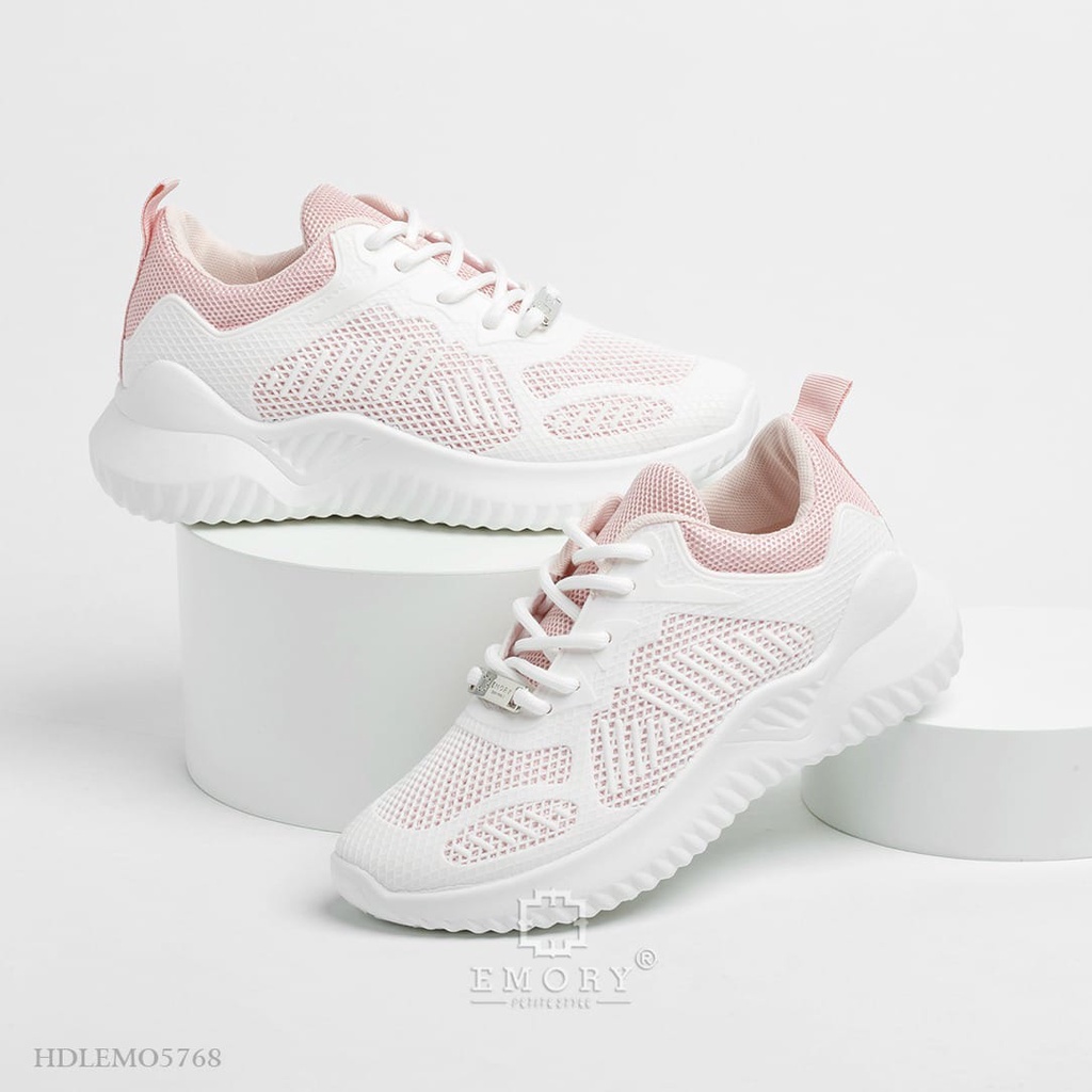 SEPATU WANITA EMORYSTYLE Flexknit Sneakers  HDLEMO 5768 MB PINK