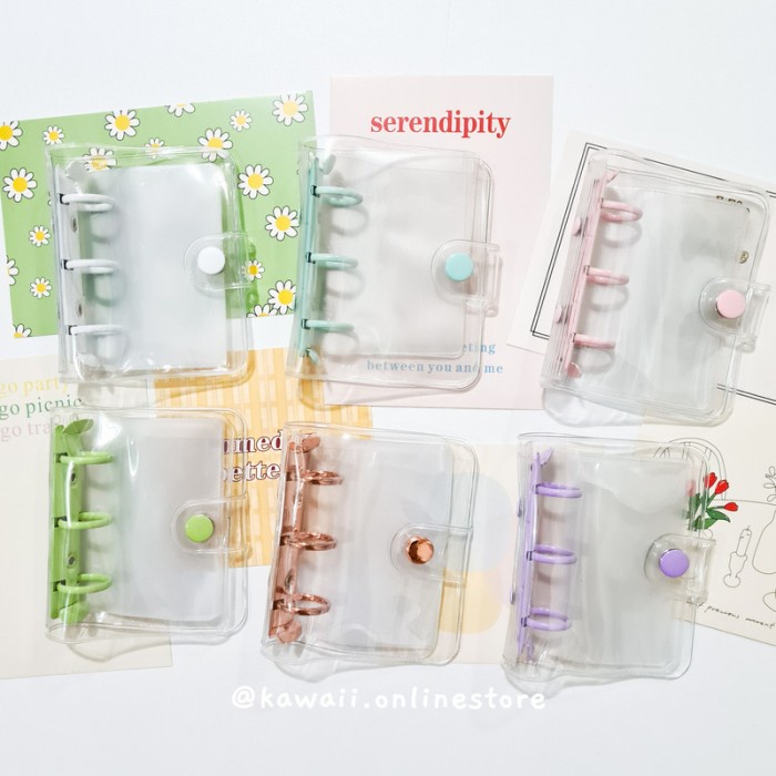 

BERGARANSI Binder mini 3 ring journaling diary binder photocard kpop Code 4396