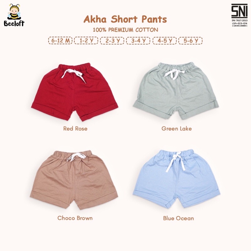 Beeloft Celana Pendek Anak - Akha Short Pants