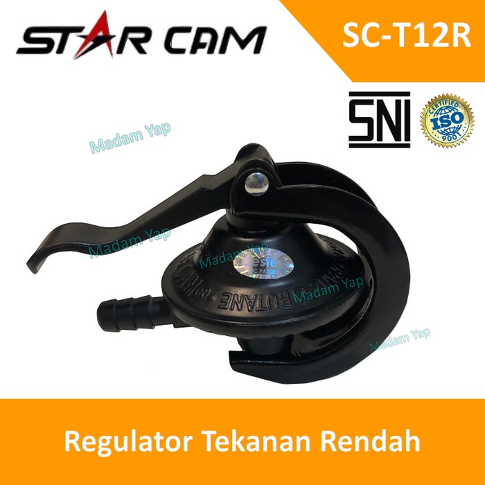 STARCAM Regulator Gas Tekanan Rendah DESTEC SC-T12R SNI Anti Bocor