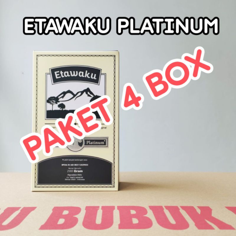 

Paket 4 box susu kambing Etawaku Platinum