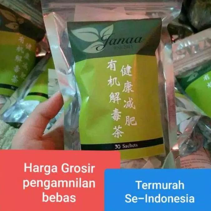 

[BISA COD] TEHJANAAHERBAL / TEH JANAA HERBAL / TEH JANAA / PELANGSING TUBUH