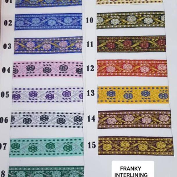 

Barang Incaran PITA RENDA MOTIF BATIK SUPER LEBAR 2CM PER ROLL ISI 17 METER