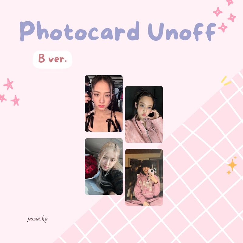 [BLACKPINK] PHOTOCARD UNOFF SELCA #3 BLACKPINK